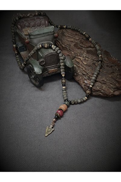 Takı By Erk OK UCLU - BORDO JASPER TAŞLI - ÖZEL TASARIM - BOHEM - SALAŞ KOLYE