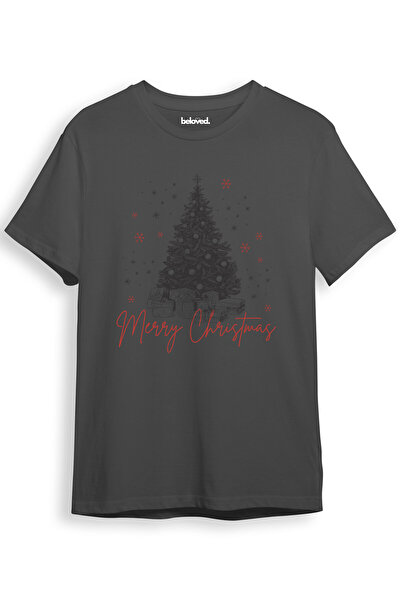 beloved.co Christmas Christmas Tree and Gifts Themed 100% Cotton Regular Fit Unisex T-Shirt