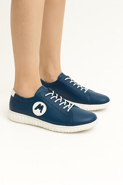 KS KADİR SARAÇ Genuine Leather Orthopedic Sole Women's Daily Shoes