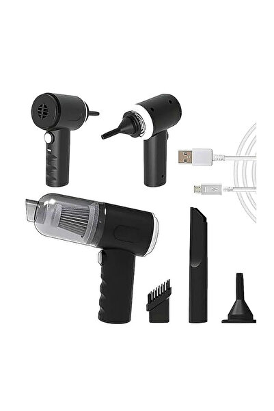 BASHAR Mini aspirator reîncărcabil 3 în 1 AS 228 cu capete de schimb