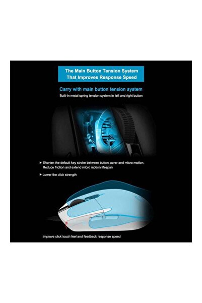 logitech G102 Light Sync Gaming Mouse with Customizable RGB Lighting, 6 Programmable Buttons Light -White