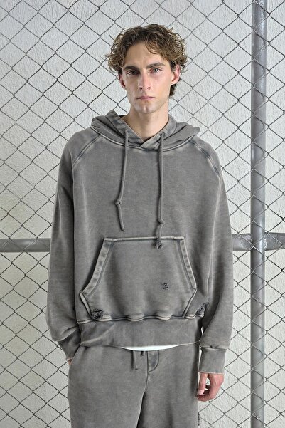 GIESTO Effective Washable Grey Sweatshirt