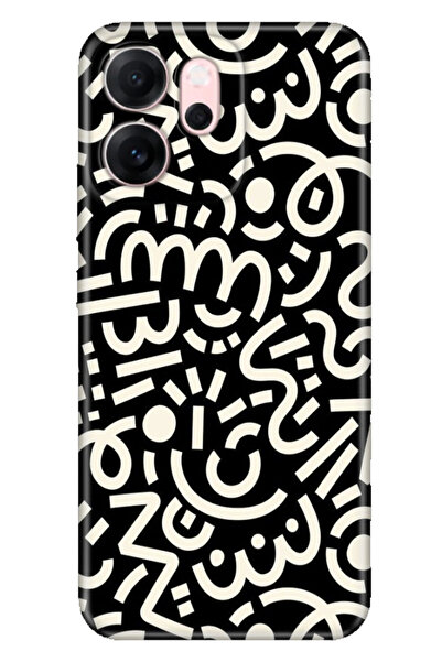 OPPO Reno 14F RetroTarz Kılıf Tema Art Desenli Baskılı Silikon Antik Mısır