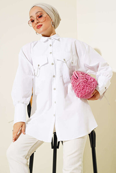 SHİROSA τουνίκ με λεπτομέρεια από αλυσίδα