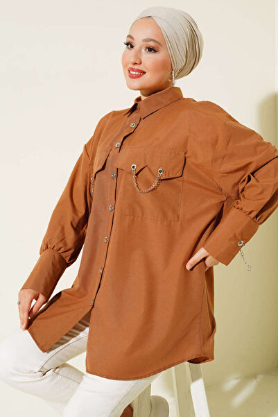 SHİROSA τουνίκ με λεπτομέρεια από αλυσίδα