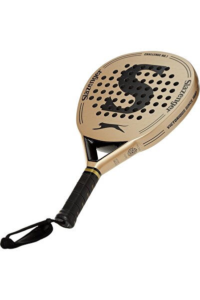 Slazenger مضرب بادل تشالنج رقم 1 دروب 18 قيراط كربون، روي جولد