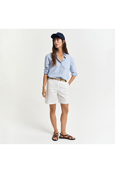 Gant Kadın Beyaz Regular Fit Şort
