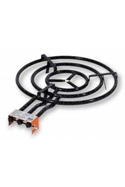 Garcima Ibiza seafood paella cooking set, 70 cm pan included, 3-legged stand, 3-ring burner, G