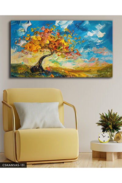CeSht Tree of Colors One Piece Canvas, Canvas Painting