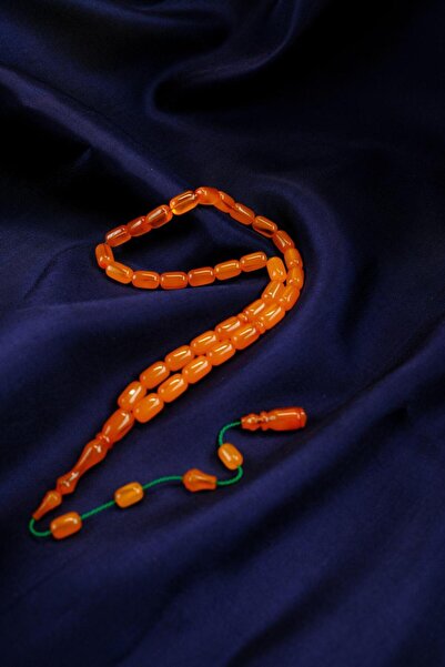 dergah tesbih Master Anıl Demir Üst Düzey Koleksiyonluk Eski Osmanlı Sıkma Kehribar Tesbih (Antique Faturan Amber