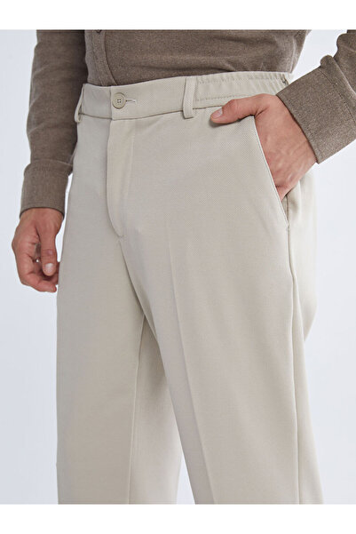 LC Waikiki Beige Standard Size Men's Trousers