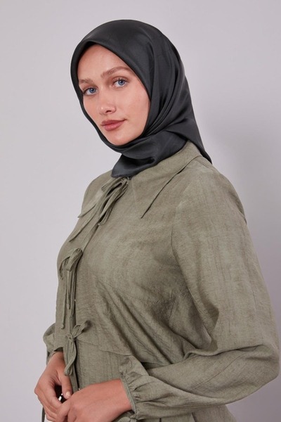 Levidor Emerald Edge Stripe Monogram Silk Scarf