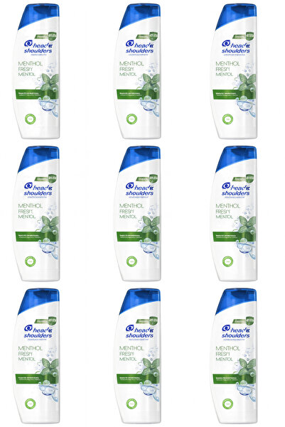 Head&Shoulders SHAMPOO 200ML MENTHOL 9 pieces
