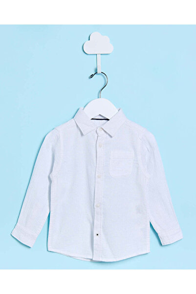 REDTAG Infant Boys White Oxford Shirt