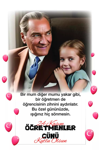 PRİME Concept 24 kasım öğretmenler günü 70x100cm vinil branda