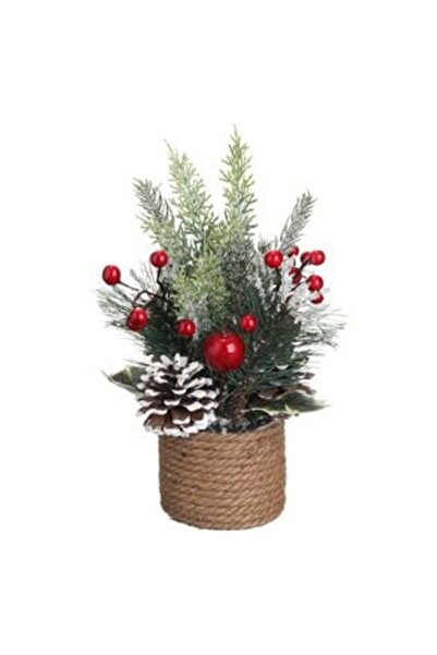 OEM Decorațiune de Crăciun - Crengi înzăpezite, conuri și fructe de pădure în...