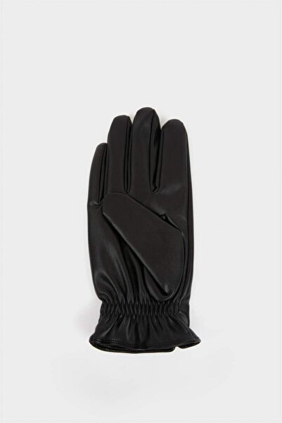 DeFacto Men's Faux Leather Gloves (25 Wn)