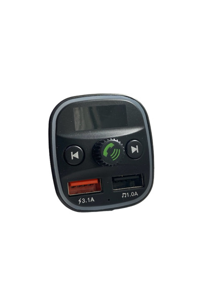 Ruan FM modulator Q1 function Bluetooth transmitter MP3 handsfree Black
