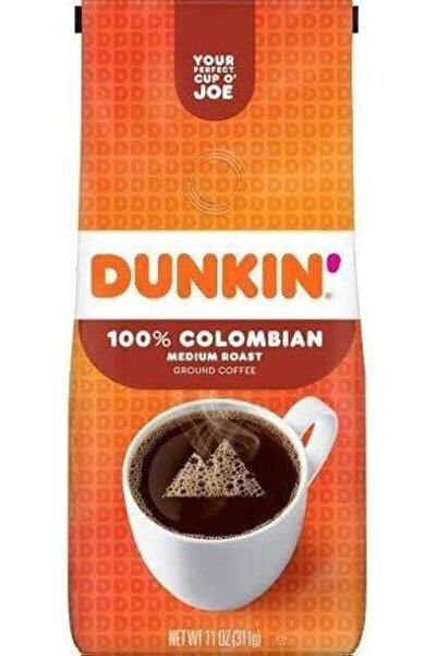 YABANEEZ Dunkin' Donuts Colombian Ground Coffee, Medium Roast - Japanies, 311g