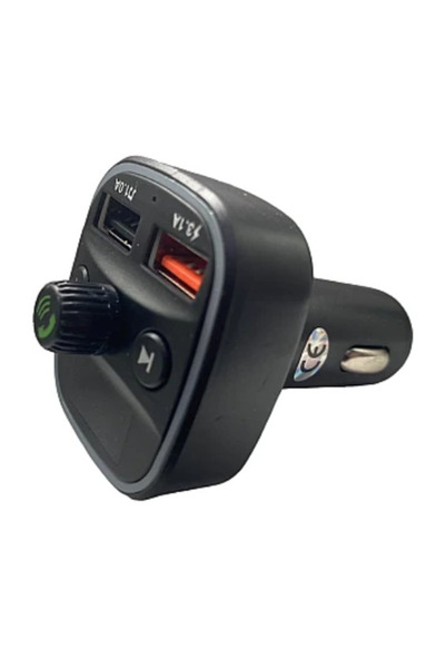 Ruan Xd8 Car FM Modulator with Bluetooth Function Bt Mod with Two Usb MicroSd Ports Black