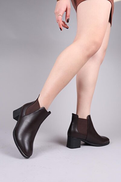 Birikon حذاء ميلدورا ذو الكعب المنخفض المرن باللون البني