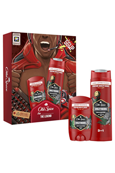 Old Spice Set cadou Gamer Wolfthorn: Gel de duș 250 ml + Deodorant stick 50 ml