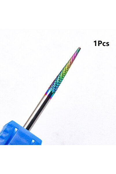 choice2 Rainbow1pcs Hot! Silver Gold Nail Drill Bit Hot Carbide Bur Manicure ...