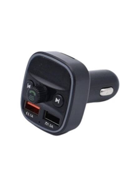 Ruan Q1 FM car modulator with bluetooth 2 USB outputs Black