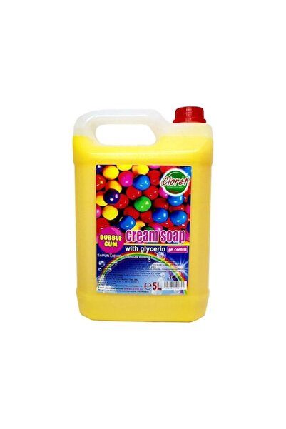 Cloret Liquid Hand Soap, Bubble Gum, with Glycerin, pH-control, 5L