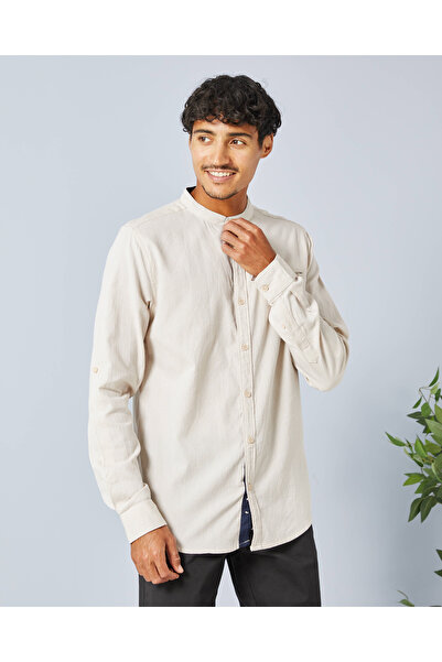 REDTAG Men Beige Casual Shirt