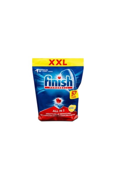 Finish Tablete All in One Lemon pentru mașina de spălat vase, 57 de tablete