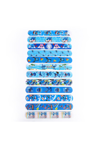 Choice Stitch 12pcs Disney Frozen Mickey Anime Stitch McQueen Snap Bracelets Pinata Fillers For Kids Birthd