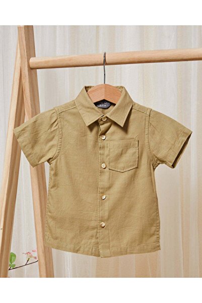 REDTAG قميص بيج سادة للأولاد الرضع