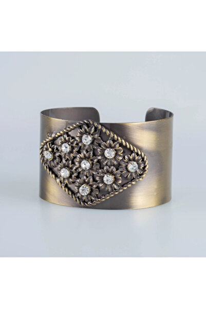 AGB سوار مطلي بتصميم قيود من العصور القديمة بتفاصيل عتيقة