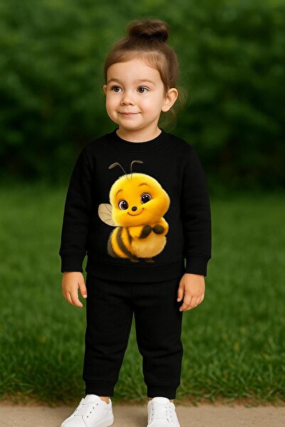 playwear Φούτερ με λαιμόκοψη ποδηλάτου, μακρυμάνικο, με χαριτωμένο σχέδιο μέλ...