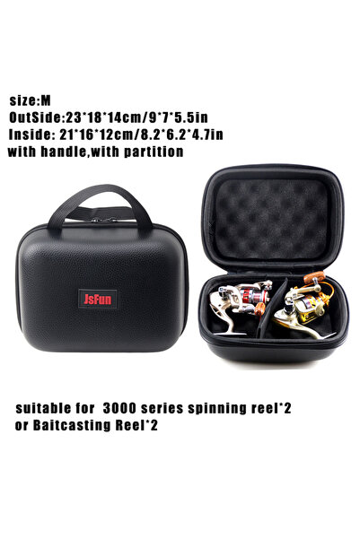 Choice حافظة بكرة دوارة M، حقيبة صيد من البولي يوريثان، مقاس M L، مقاومة للصد...