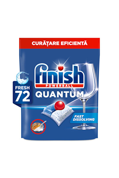 Finish Capsule Quantum All in 1 pentru mașina de spălat vase, 72 de spălări
