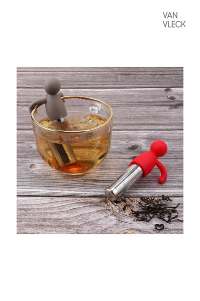 VAN VLECK Figured Tea and Herbal Tea Brewing Apparatus – Teapot That Can Be Fixed to the Edge of the Cup