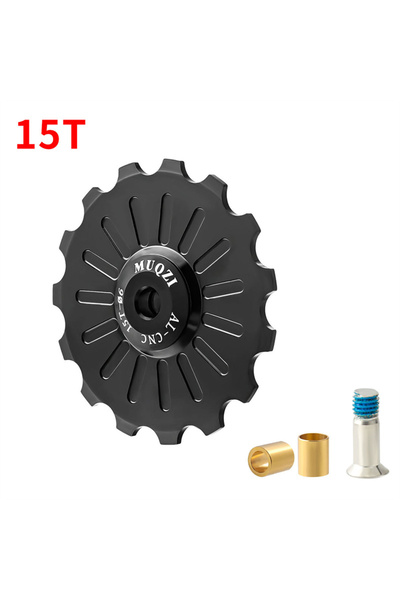 Choice عجلة جوكي بمحمل سيراميكي أسود 15T من MUQZI 11T 12T 13T 14T 15T 16T 17T...