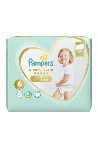 Pampers Chiloți Premium Care nr. 6, 15 kg+, 31 bucăți