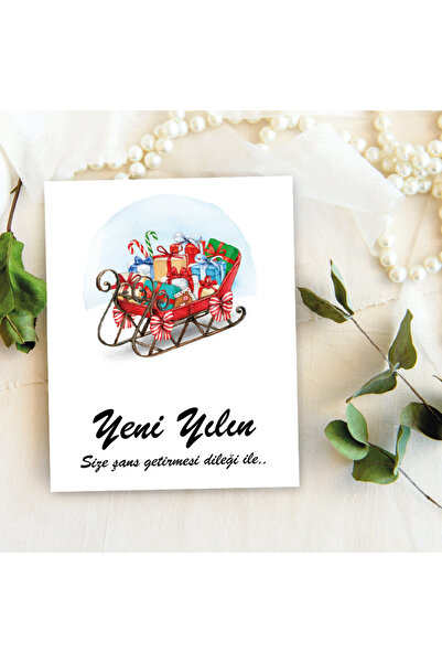 otuz9 reklam تصميم السنة الجديدة - بطاقة مجوهرات / بطاقة تهنئة (15 قطعة)