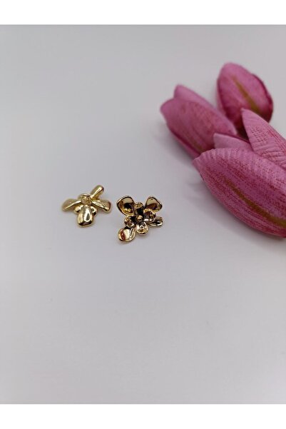 RP COMPANY ذهب، زر على شكل زهرة صغيرة، 3 قطع