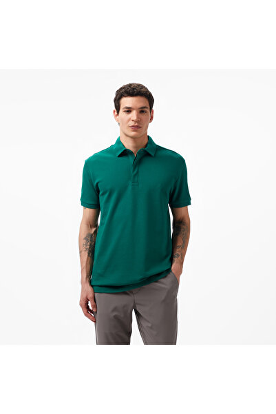 Nautica Erkek Yeşil Slim Fit Polo Yaka T-Shirt