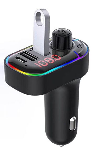 BASHAR Modulator FM C12 Bluetooth Rgb 3.1A+Type C