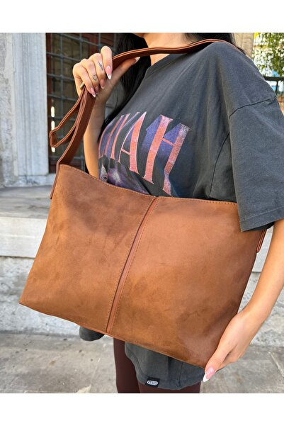 ZEYZEYBUTİK ZEYYO TABA SÜET KOLEJ ÇANTA