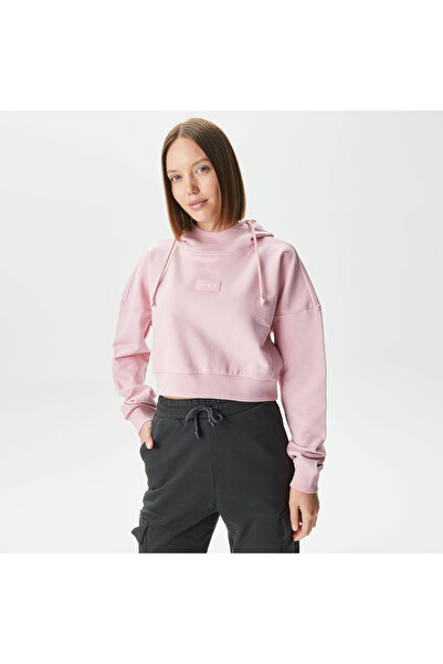 United4 UNITED4 Classic Kadın Pembe Hoodie