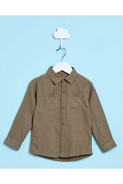 REDTAG Infant Boys Brown Shirt