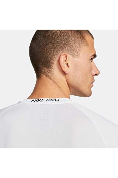 Nike Sports T-Shirt Pro Dri Fit Tight Top Ls Pro Gym Long Sleeve T-Shirt Slim Fit T-Shirt