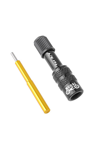 Choice محول صمام شوكة دراجة MUQZI باللون الأسود من Schrader محول صمام قابل لل...