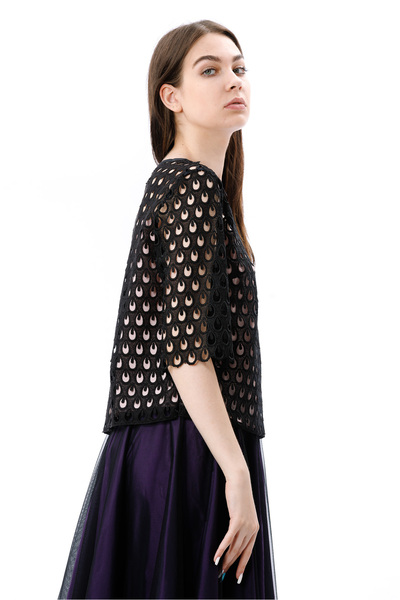 RVL black blouse for women